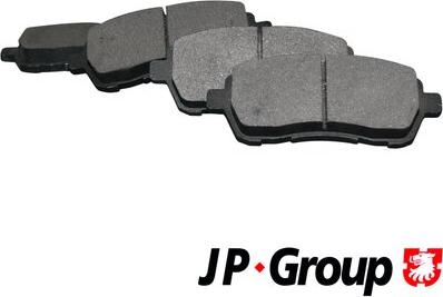 JP Group 1563700610 - Гальмівні колодки, дискові гальма autozip.com.ua
