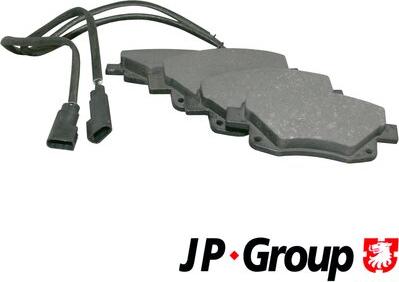 JP Group 1563700110 - Гальмівні колодки, дискові гальма autozip.com.ua