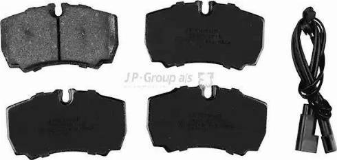 JP Group 1563701710 - Гальмівні колодки, дискові гальма autozip.com.ua