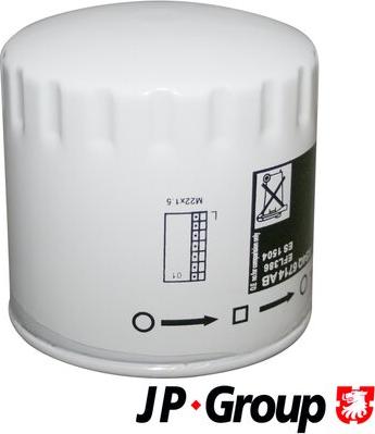 JP Group 1518500100 - Масляний фільтр autozip.com.ua
