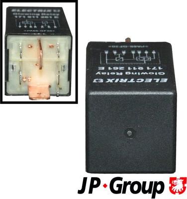 JP Group 1199206600 - Реле, система розжарювання autozip.com.ua