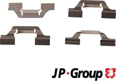 JP Group 1164006610 - Комплектуючі, колодки дискового гальма autozip.com.ua