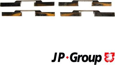 JP Group 1163650610 - Комплектуючі, колодки дискового гальма autozip.com.ua