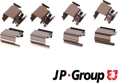 JP Group 1163651610 - Комплектуючі, колодки дискового гальма autozip.com.ua