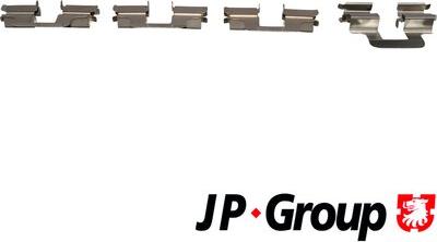 JP Group 1163651010 - Комплектуючі, колодки дискового гальма autozip.com.ua