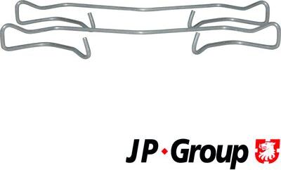 JP Group 1163651210 - Комплектуючі, колодки дискового гальма autozip.com.ua