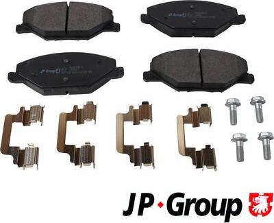 JP Group 1163609910 - Гальмівні колодки, дискові гальма autozip.com.ua