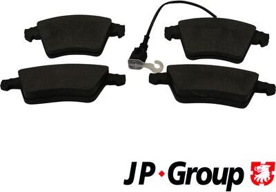 JP Group 1163609010 - Гальмівні колодки, дискові гальма autozip.com.ua