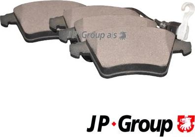JP Group 1163604010 - Гальмівні колодки, дискові гальма autozip.com.ua