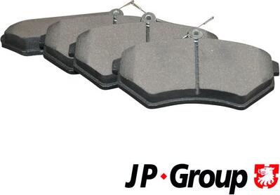 JP Group 1163601910 - Гальмівні колодки, дискові гальма autozip.com.ua