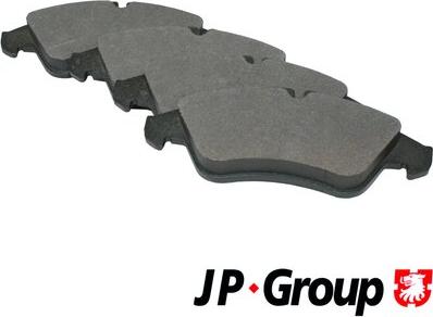 JP Group 1163601510 - Гальмівні колодки, дискові гальма autozip.com.ua