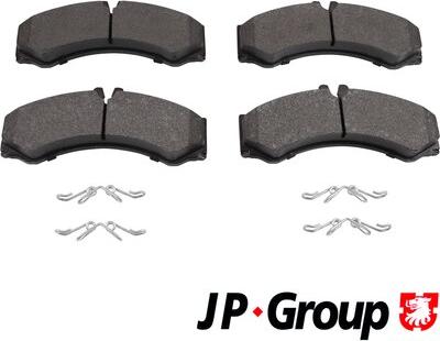 JP Group 1163601610 - Гальмівні колодки, дискові гальма autozip.com.ua