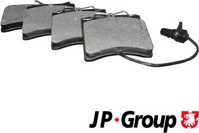 JP Group 1163603810 - Гальмівні колодки, дискові гальма autozip.com.ua