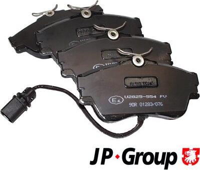 JP Group 1163603710 - Гальмівні колодки, дискові гальма autozip.com.ua