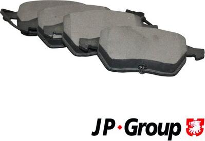 JP Group 1163602510 - Гальмівні колодки, дискові гальма autozip.com.ua
