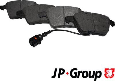JP Group 1163607810 - Гальмівні колодки, дискові гальма autozip.com.ua