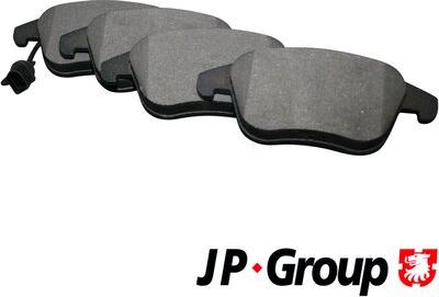 JP Group 1163607210 - Гальмівні колодки, дискові гальма autozip.com.ua
