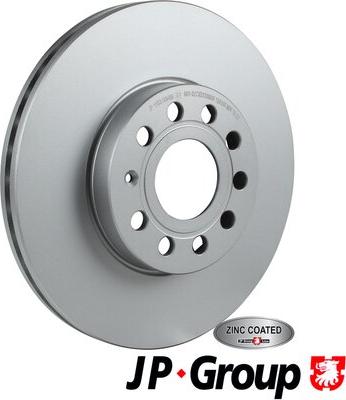JP Group 1163109400 - Гальмівний диск autozip.com.ua