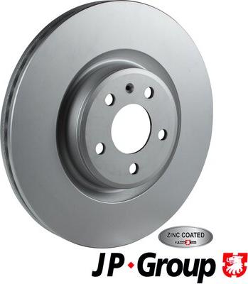 JP Group 1163108400 - Гальмівний диск autozip.com.ua