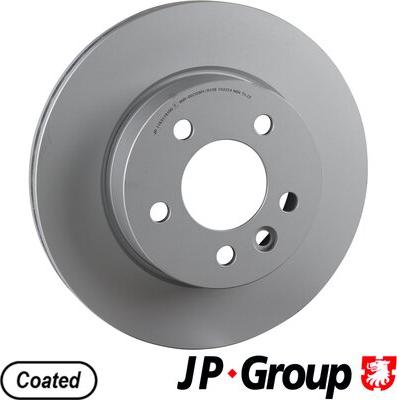 JP Group 1163119100 - Гальмівний диск autozip.com.ua