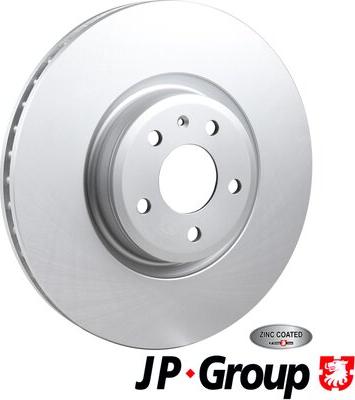 JP Group 1163114200 - Гальмівний диск autozip.com.ua