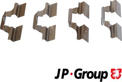 JP Group 1163750410 - Комплектуючі, колодки дискового гальма autozip.com.ua