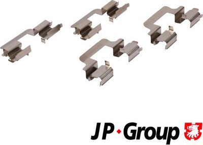 JP Group 1163750110 - Комплектуючі, колодки дискового гальма autozip.com.ua