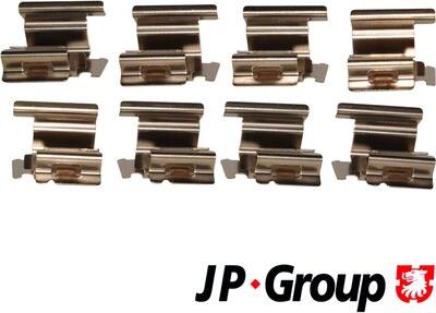 JP Group 1163750310 - Комплектуючі, колодки дискового гальма autozip.com.ua