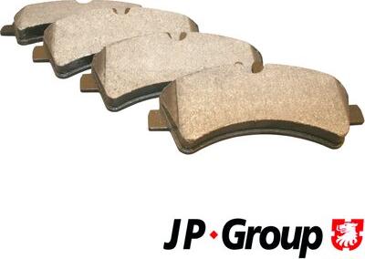 JP Group 1163705710 - Гальмівні колодки, дискові гальма autozip.com.ua