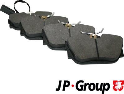 JP Group 1163706110 - Гальмівні колодки, дискові гальма autozip.com.ua
