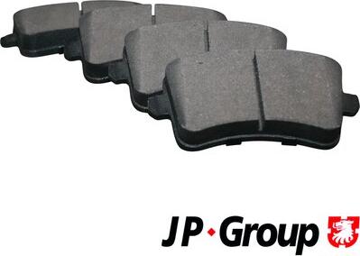 JP Group 1163706810 - Гальмівні колодки, дискові гальма autozip.com.ua