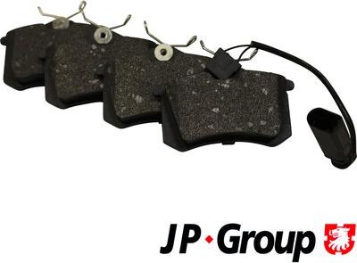 JP Group 1163707410 - Гальмівні колодки, дискові гальма autozip.com.ua