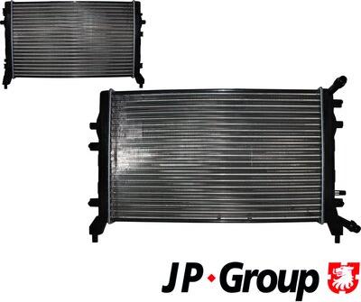 JP Group 1114208000 - Радіатор, охолодження двигуна autozip.com.ua