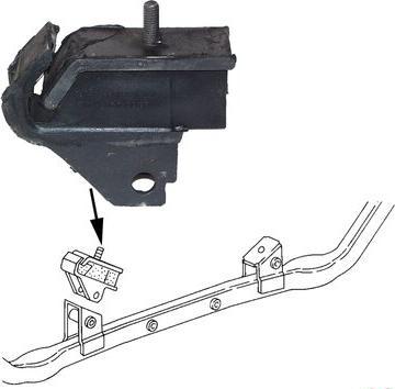 JP Group 1117901000 - Подушка, підвіска двигуна autozip.com.ua