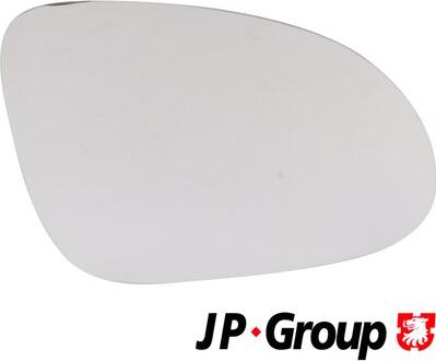 JP Group 1189304580 - Дзеркальне скло, зовнішнє дзеркало autozip.com.ua