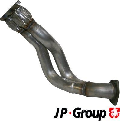 JP Group 1120208100 - Труба вихлопного газу autozip.com.ua