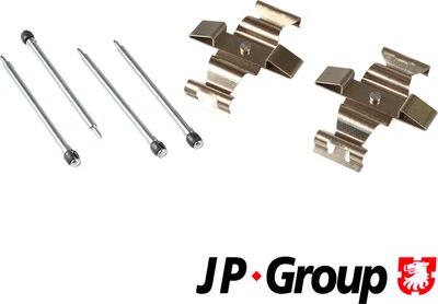 JP Group 1364004510 - Комплектуючі, колодки дискового гальма autozip.com.ua