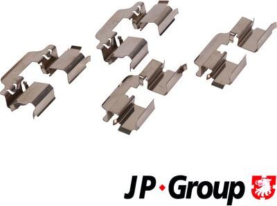 JP Group 1363650510 - Комплектуючі, колодки дискового гальма autozip.com.ua