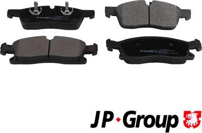 JP Group 1363606910 - Гальмівні колодки, дискові гальма autozip.com.ua