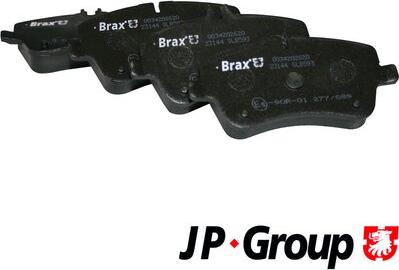 JP Group 1363600710 - Гальмівні колодки, дискові гальма autozip.com.ua
