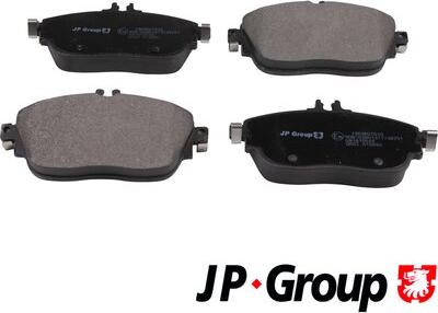 JP Group 1363607010 - Гальмівні колодки, дискові гальма autozip.com.ua