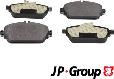 JP Group 1363607210 - Гальмівні колодки, дискові гальма autozip.com.ua