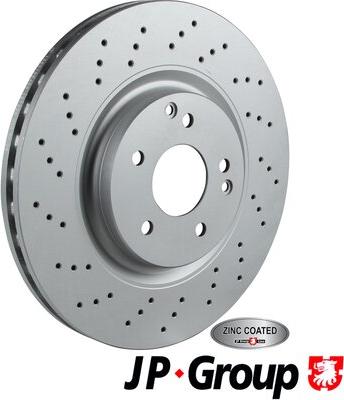 JP Group 1363105400 - Гальмівний диск autozip.com.ua