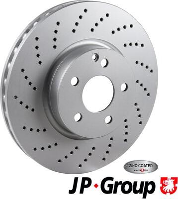 JP Group 1363101800 - Гальмівний диск autozip.com.ua