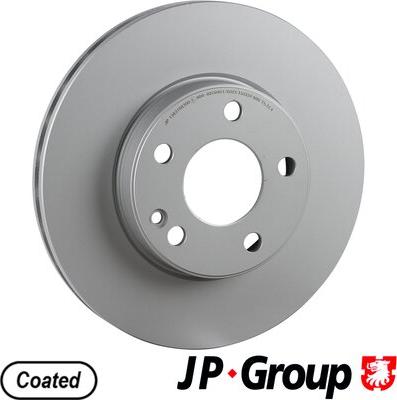 JP Group 1363108700 - Гальмівний диск autozip.com.ua