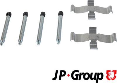 JP Group 1363750810 - Комплектуючі, колодки дискового гальма autozip.com.ua