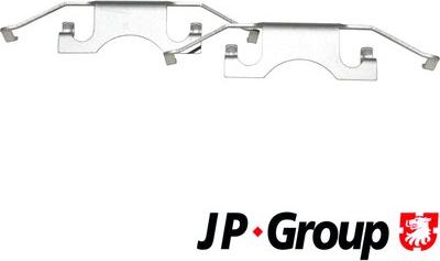 JP Group 1363750310 - Комплектуючі, колодки дискового гальма autozip.com.ua