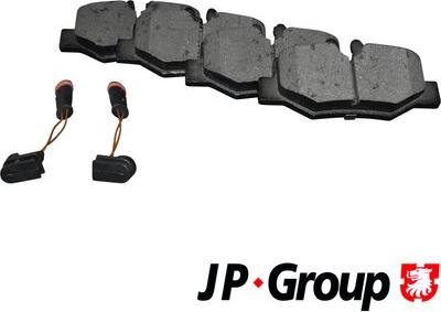 JP Group 1363701910 - Гальмівні колодки, дискові гальма autozip.com.ua