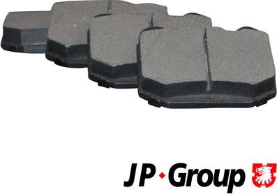 JP Group 1363701610 - Гальмівні колодки, дискові гальма autozip.com.ua