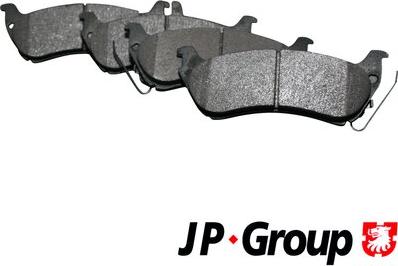 JP Group 1363701110 - Гальмівні колодки, дискові гальма autozip.com.ua